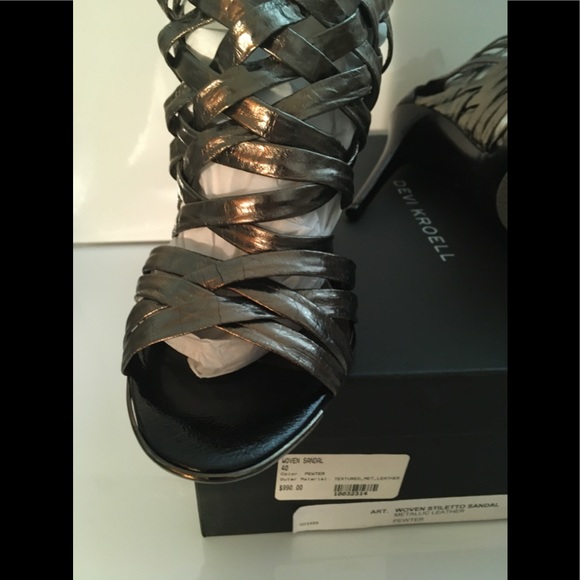 🌸Devi Kroell🌸Textured Woven Leather Sandal🌸 - Picture 5 of 15